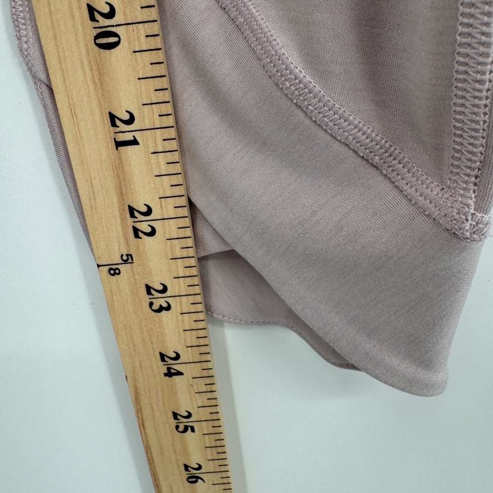 Nike Dri-Fit Women's M Capri Yoga Pants‎ Taupe Crossover Waist Stretch Athletic - Picture 9 of 9